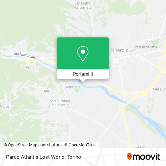 Mappa Parco Atlantis Lost World