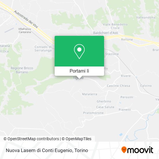 Mappa Nuova Lasem di Conti Eugenio