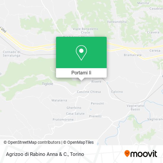 Mappa Agrizoo di Rabino Anna & C.