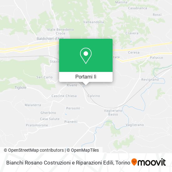 Mappa Bianchi Rosano Costruzioni e Riparazioni Edili