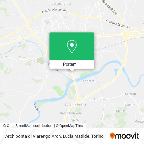 Mappa Archiponta di Viarengo Arch. Lucia Matilde