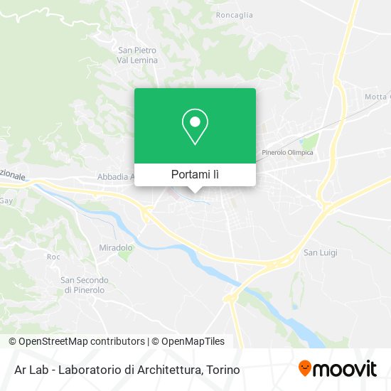 Mappa Ar Lab - Laboratorio di Architettura