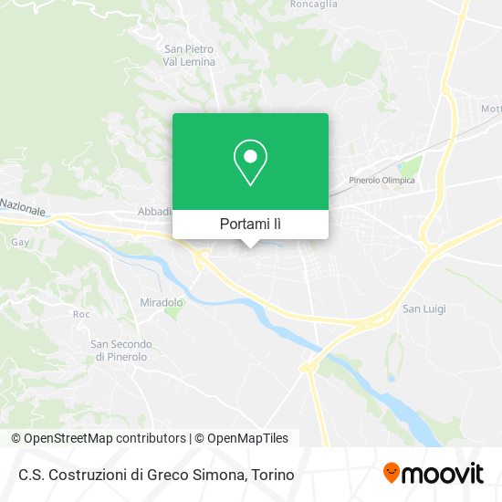 Mappa C.S. Costruzioni di Greco Simona