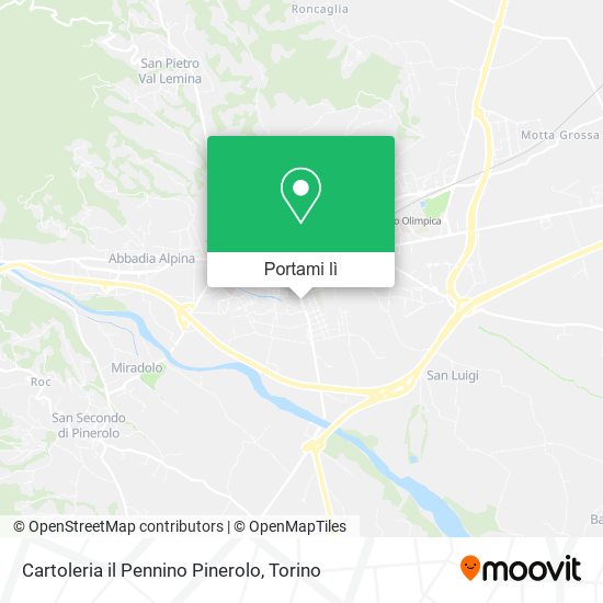 Mappa Cartoleria il Pennino Pinerolo