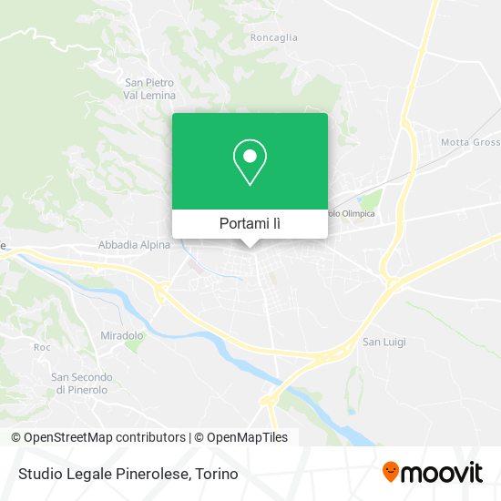 Mappa Studio Legale Pinerolese