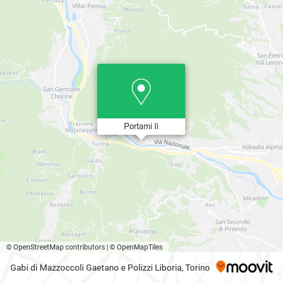 Mappa Gabi di Mazzoccoli Gaetano e Polizzi Liboria