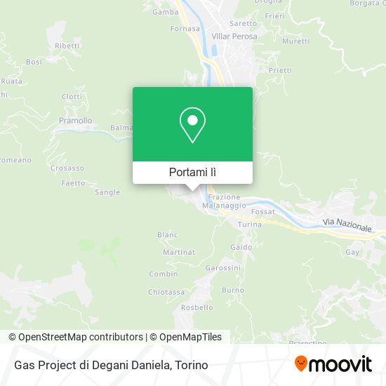 Mappa Gas Project di Degani Daniela