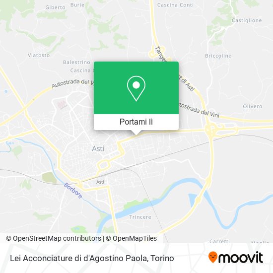 Mappa Lei Acconciature di d'Agostino Paola