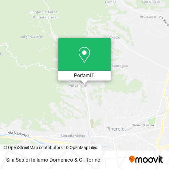 Mappa Sila Sas di Iellamo Domenico & C.