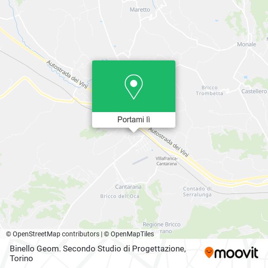 Mappa Binello Geom. Secondo Studio di Progettazione