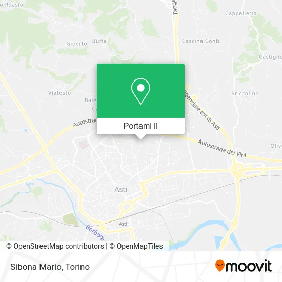 Mappa Sibona Mario
