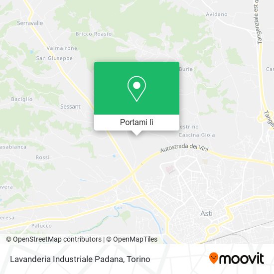 Mappa Lavanderia Industriale Padana