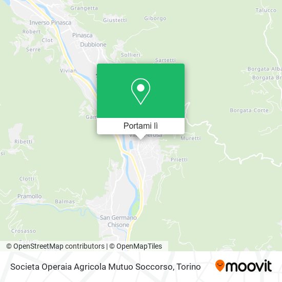 Mappa Societa Operaia Agricola Mutuo Soccorso