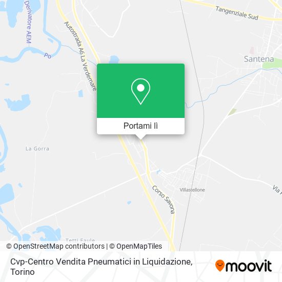 Mappa Cvp-Centro Vendita Pneumatici in Liquidazione
