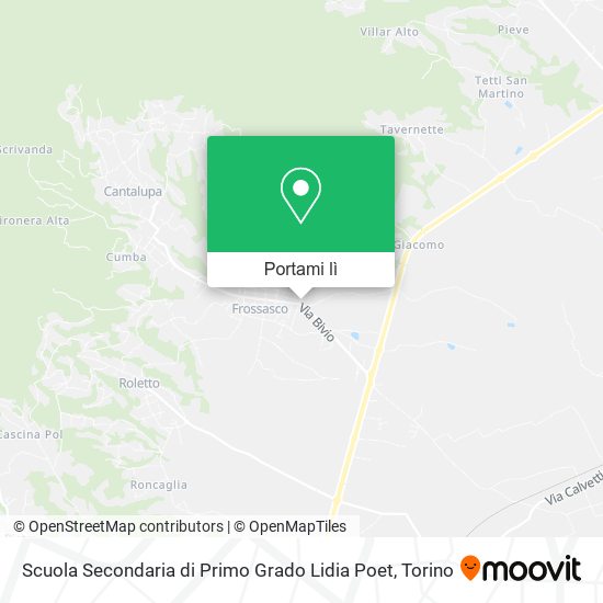 Mappa Scuola Secondaria di Primo Grado Lidia Poet