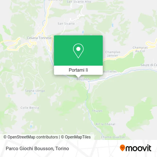 Mappa Parco Giochi Bousson