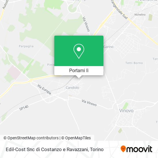 Mappa Edil-Cost Snc di Costanzo e Ravazzani