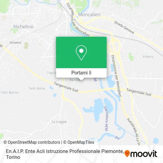 Mappa En.A.I.P. Ente Acli Istruzione Professionale Piemonte