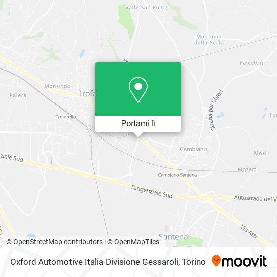 Mappa Oxford Automotive Italia-Divisione Gessaroli