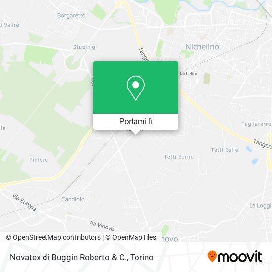 Mappa Novatex di Buggin Roberto & C.