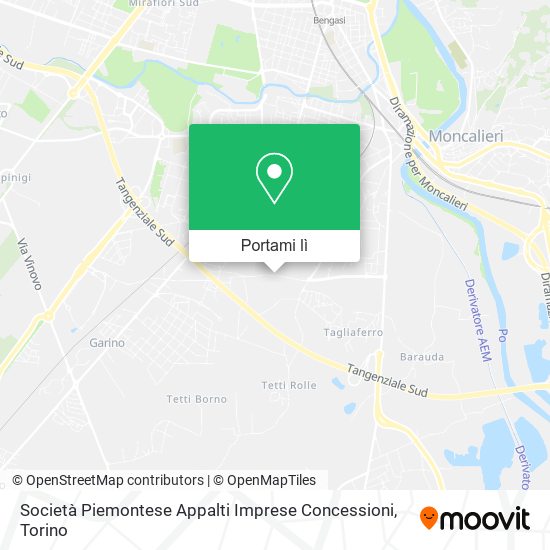 Mappa Società Piemontese Appalti Imprese Concessioni