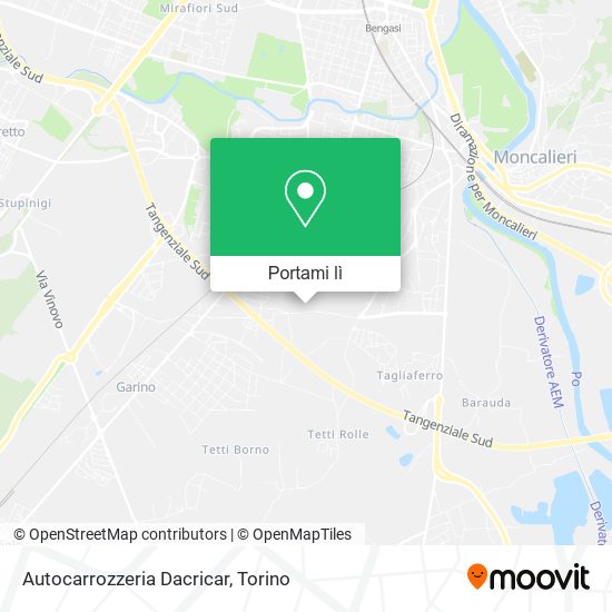 Mappa Autocarrozzeria Dacricar