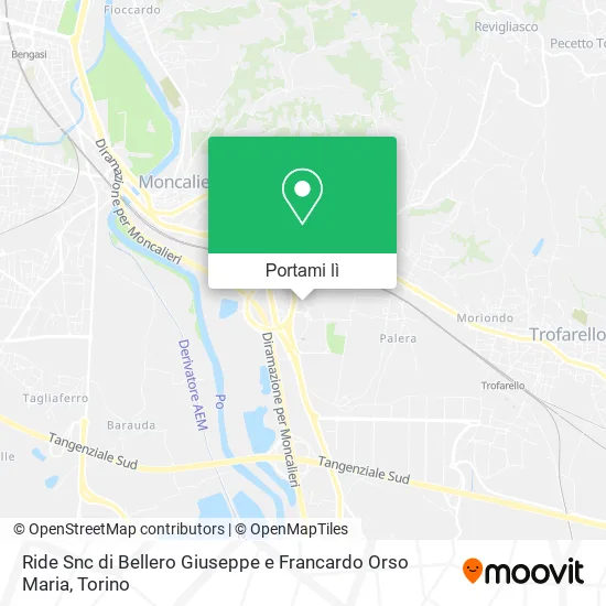 Mappa Ride Snc di Bellero Giuseppe e Francardo Orso Maria