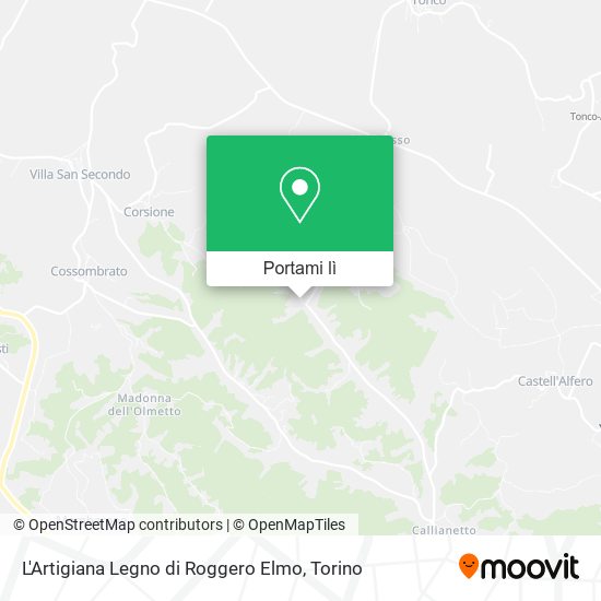 Mappa L'Artigiana Legno di Roggero Elmo