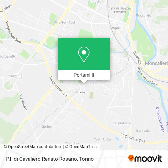 Mappa P.I. di Cavaliero Renato Rosario