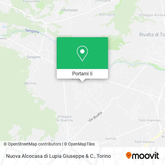 Mappa Nuova Alcocasa di Lupia Giuseppe & C.