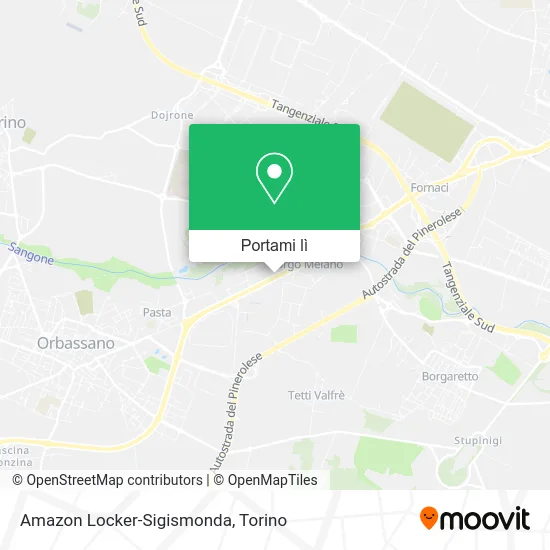 Mappa Amazon Locker-Sigismonda
