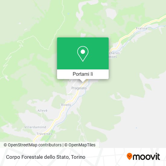 Mappa Corpo Forestale dello Stato