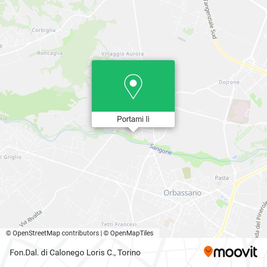 Mappa Fon.Dal. di Calonego Loris C.