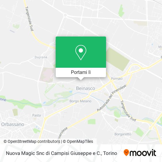 Mappa Nuova Magic Snc di Campisi Giuseppe e C.