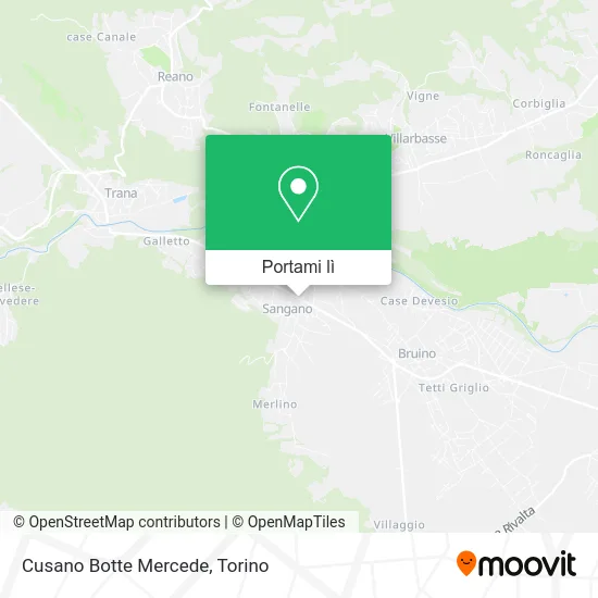 Mappa Cusano Botte Mercede