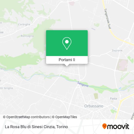 Mappa La Rosa Blu di Sinesi Cinzia