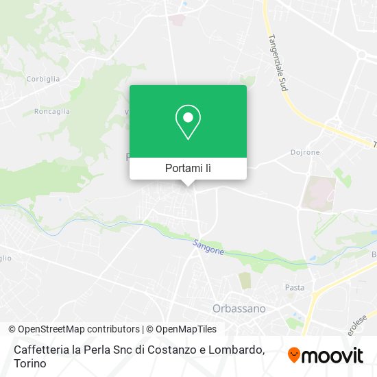 Mappa Caffetteria la Perla Snc di Costanzo e Lombardo