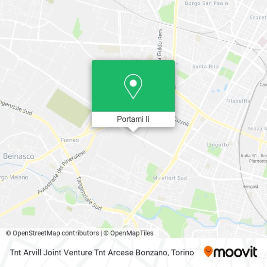 Mappa Tnt Arvill Joint Venture Tnt Arcese Bonzano