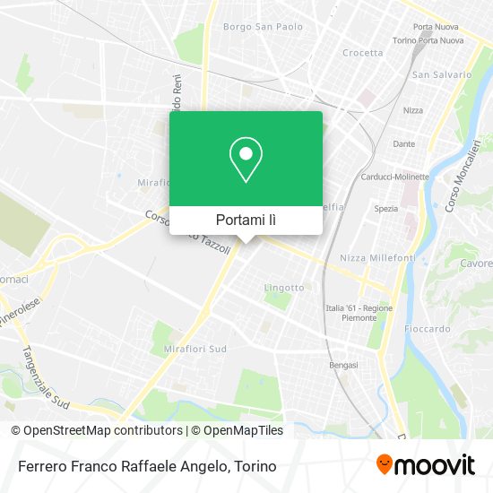Mappa Ferrero Franco Raffaele Angelo