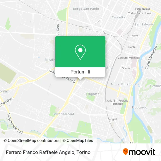 Mappa Ferrero Franco Raffaele Angelo