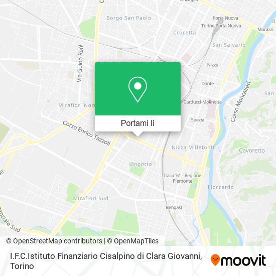 Mappa I.F.C.Istituto Finanziario Cisalpino di Clara Giovanni