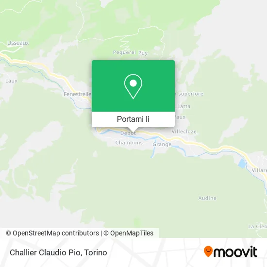 Mappa Challier Claudio Pio