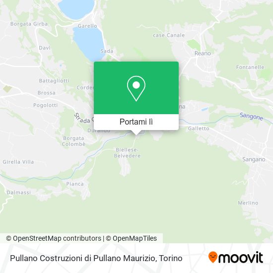 Mappa Pullano Costruzioni di Pullano Maurizio