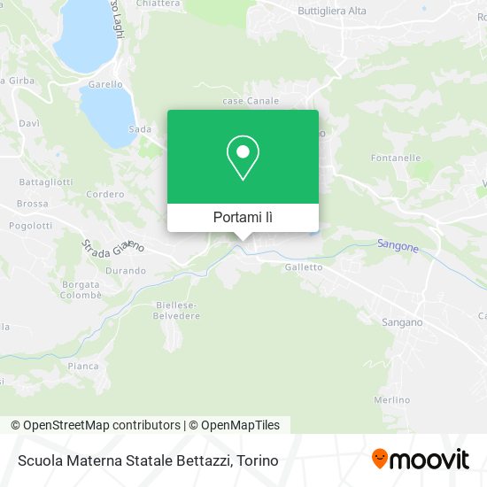Mappa Scuola Materna Statale Bettazzi