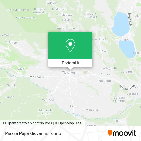 Mappa Piazza Papa Giovanni