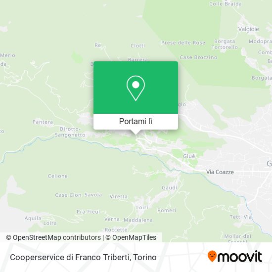 Mappa Cooperservice di Franco Triberti