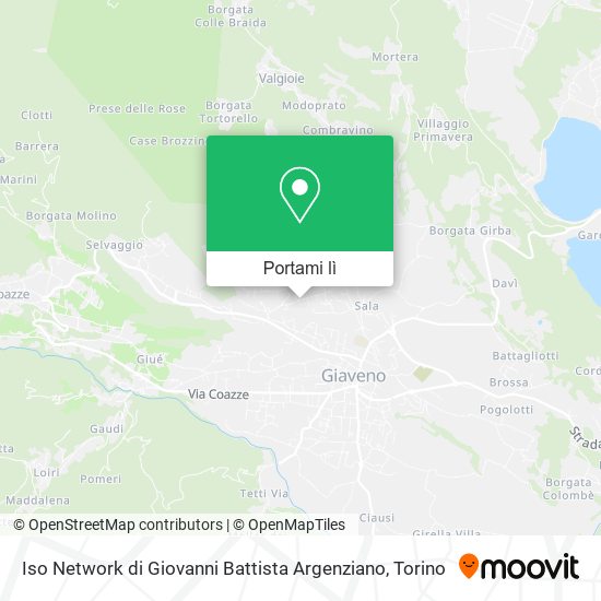 Mappa Iso Network di Giovanni Battista Argenziano