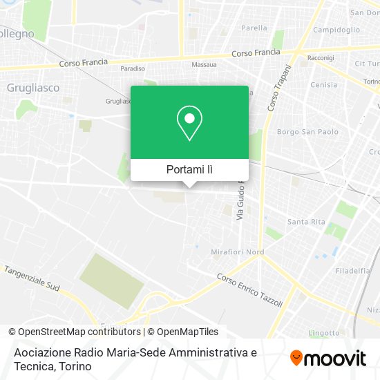 Mappa Aociazione Radio Maria-Sede Amministrativa e Tecnica