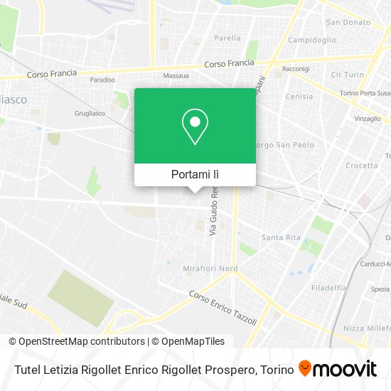 Mappa Tutel Letizia Rigollet Enrico Rigollet Prospero