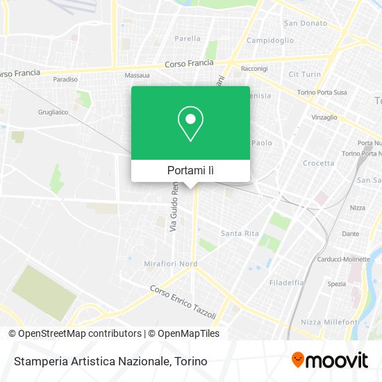 Mappa Stamperia Artistica Nazionale
